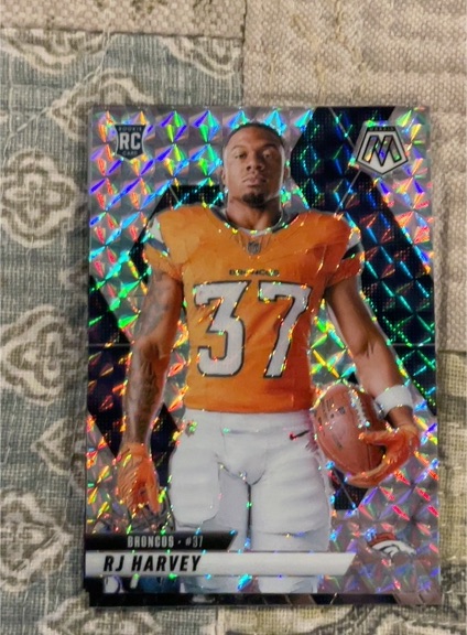 2025 Panini Mosaic #284 RJ Harvey — front