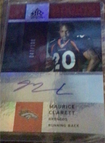 2005 SPx Maurice Clarett Rookie Card — front