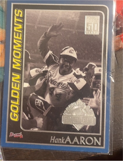 2001 Topps Opening Day #159 Hank Aaron — front