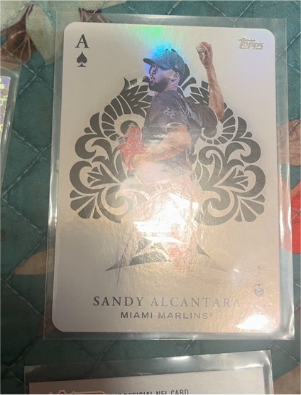 2023 Topps Series 1 All Aces #AA-17 Sandy Alcantara — front