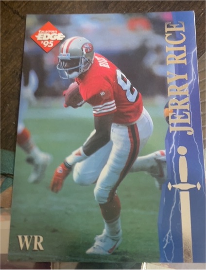 1995 Collector's Edge Excalibur #66 Jerry Rice — front