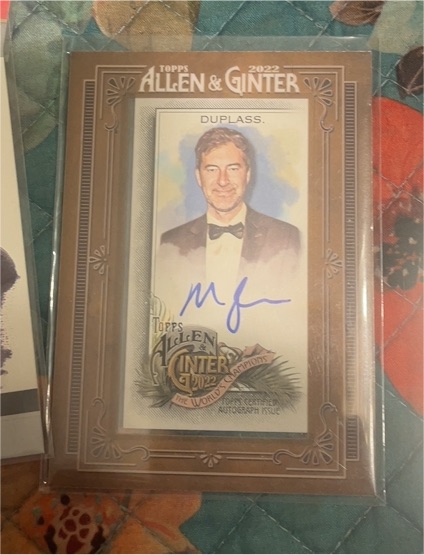 2022 Topps Allen & Ginter #MA-SDU Mark Duplass — front