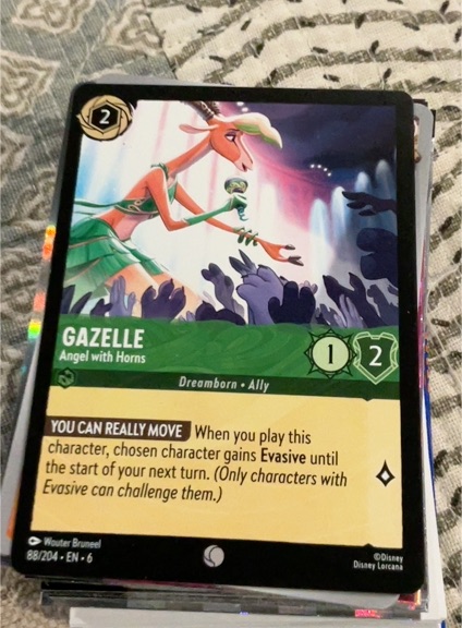 Disney Lorcana 2024 #88 Gazelle Angel with Horns — front