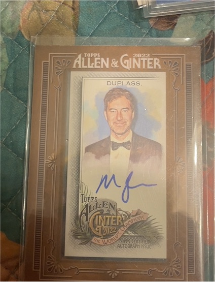 2022 Topps Allen & Ginter #MA-SDU Mark Duplass — front