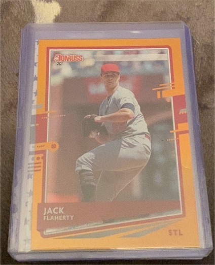 2020 Donruss #192 Jack Flaherty — front