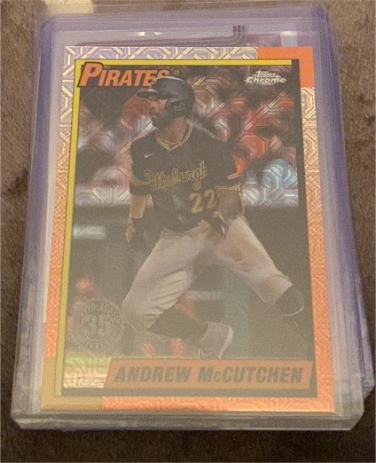 2025 Topps Series 1 - 1990 Topps Chrome Silver Pack #T90C-95 Andrew McCutchen — front