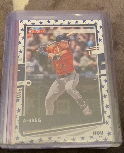 2020 Donruss Independence Day #A-BREG Alex Bregman — front
