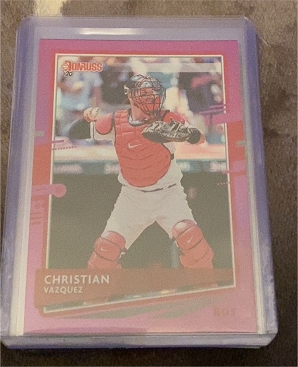 2020 Donruss #199 Christian Vazquez — front