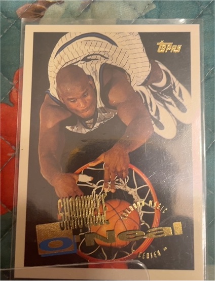 1995-96 Topps #279 Shaquille O'Neal — front