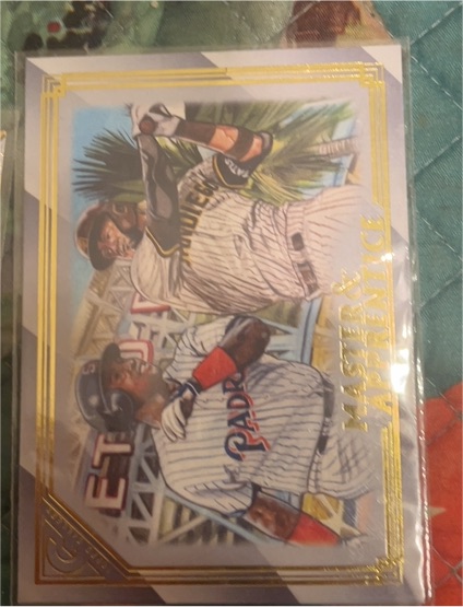 2020 Topps Gallery Master and Apprentice #MA-7 Fernando Tatis Jr./Tony Gwynn — front