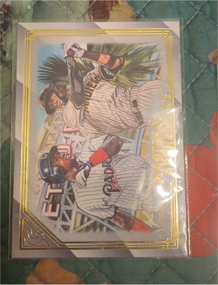 2020 Topps Gallery Master and Apprentice Fernando Tatís Jr., Tony Gwynn #MA-7 — front