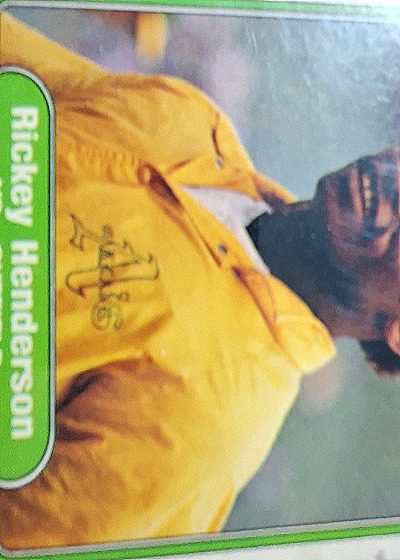 1982 Fleer #92 Rickey Henderson — front