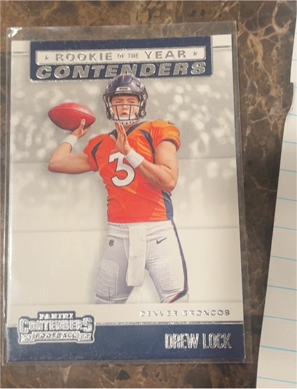 2019 Panini Contenders Rookie of the Year Contenders #RYA-DL Drew Lock — front