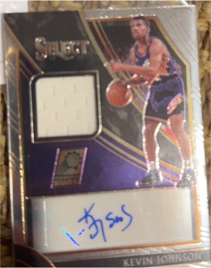 2019-20 Panini Select Auto Memorabilia #AM-KJN Kevin Johnson — front