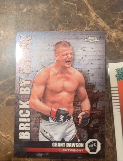 2024 Topps Chrome UFC Brick By Brick #BYB-19 Grant Dawson — front