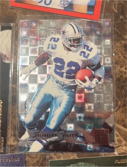 1995 Fleer Metal #53 Emmitt Smith — front