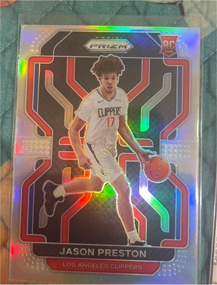 2021-22 Panini Prizm #327 Jason Preston — front