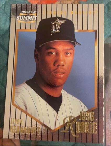 1996 Pinnacle Summit #172 Livan Hernandez — front