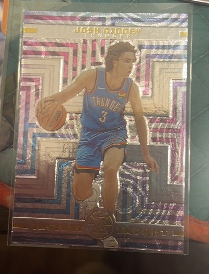 2021-22 Panini Illusions #5 Josh Giddey Instant Impact Rookie — front