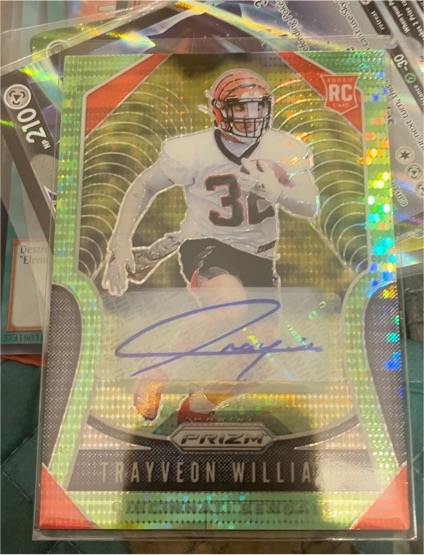 2019 Panini Prizm #329 Trayveon Williams — front