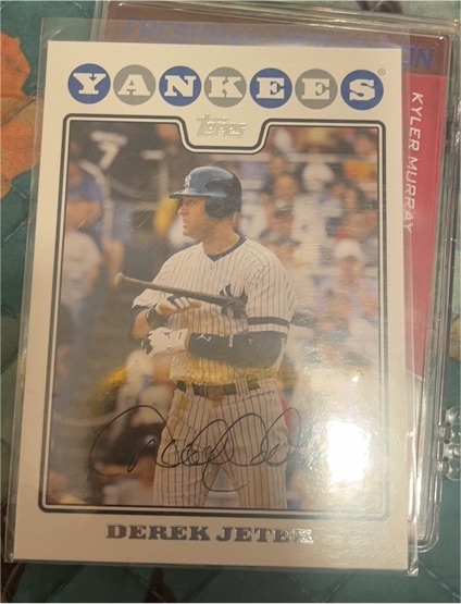 2008 Topps #NYY14 Derek Jeter — front