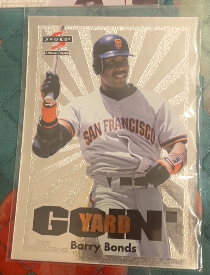 1997 Score #504 Barry Bonds — front