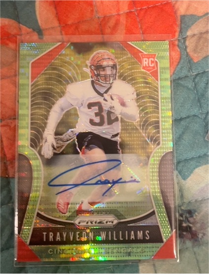 2019 Panini Prizm #329 Trayveon Williams — front