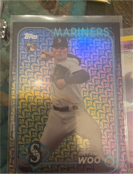 2024 Topps Bryan Woo Rookie Card — front