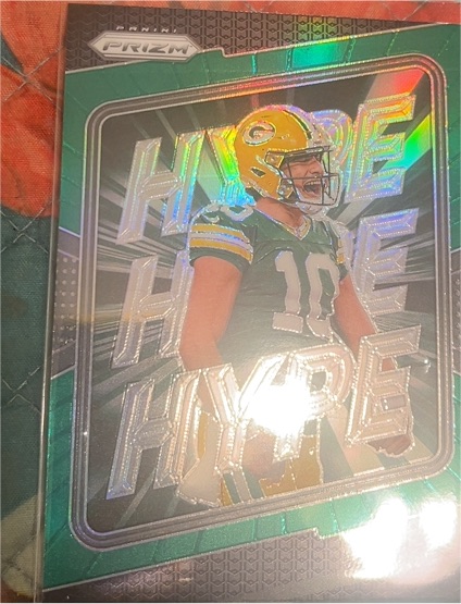 2024 Panini Prizm #2 Jordan Love Hype Green Prizm — front