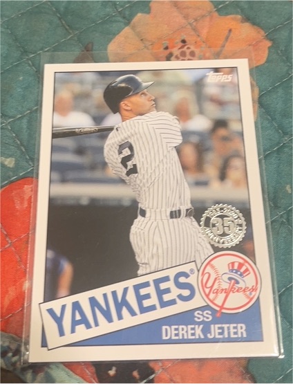 2020 Topps Update #85TB-1 Derek Jeter — front