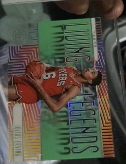 2019-20 Panini Illusions #4 Julius Erving Living Legends Emerald — front