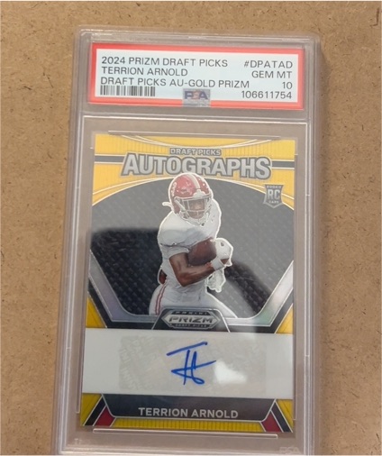 2024 Panini Prizm Draft Picks #DPA-TAD Terrion Arnold — front
