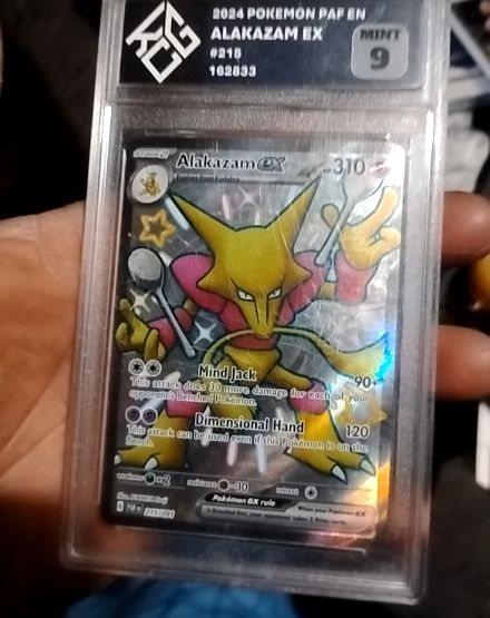 2024 Pokemon Paldean Fates #215 Alakazam EX — front