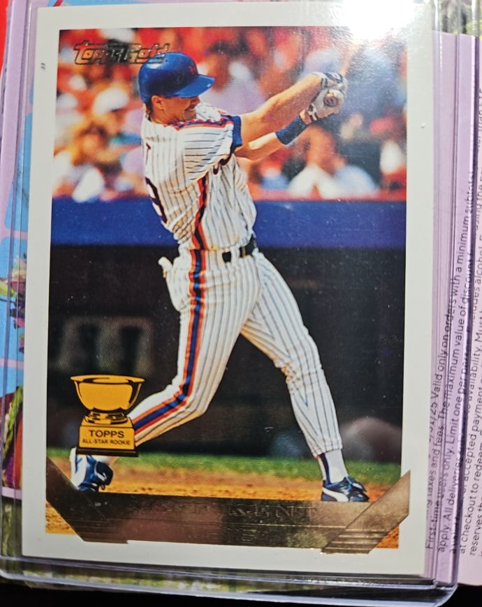 1993 Topps #703 Jeff Kent — front