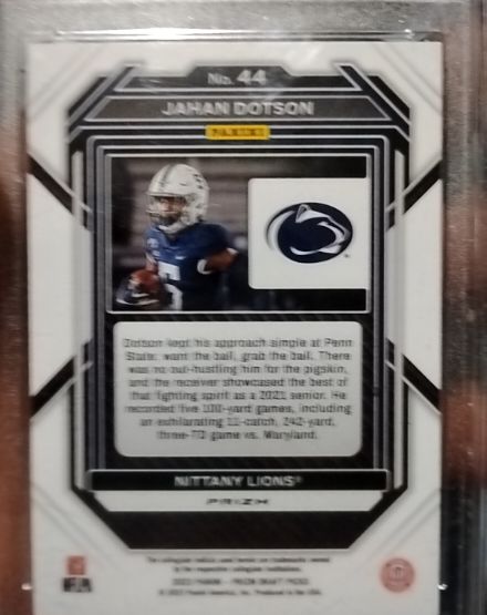 2023 Panini Prizm Draft Picks #44 Jahan Dotson — front