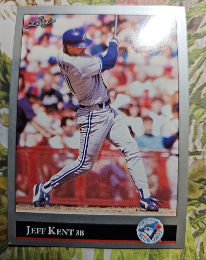 1992 Leaf #445 Jeff Kent — front