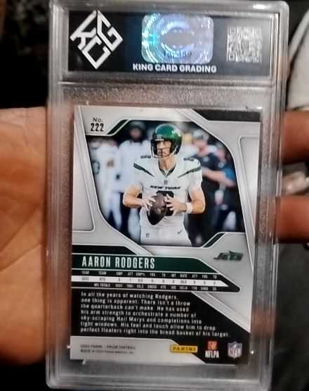 2024 Panini Prizm #222 Aaron Rodgers — front