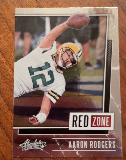 2020 Panini Absolute Red Zone #RZ-AR Aaron Rodgers — front
