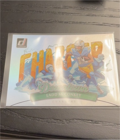 2025 Donruss Downtown Ladd McConkey — front