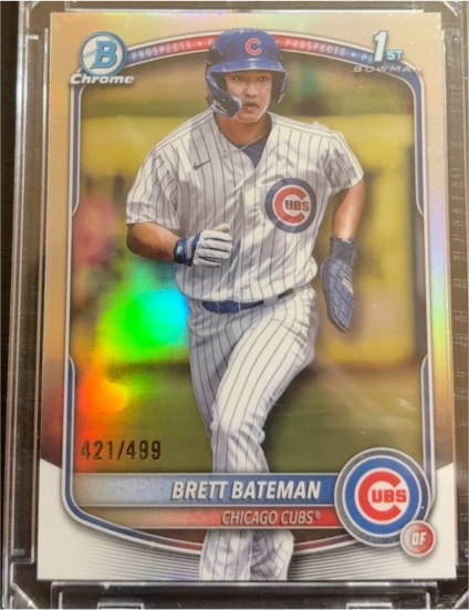 2025 Bowman Chrome #BCP-226 Brett Bateman — front