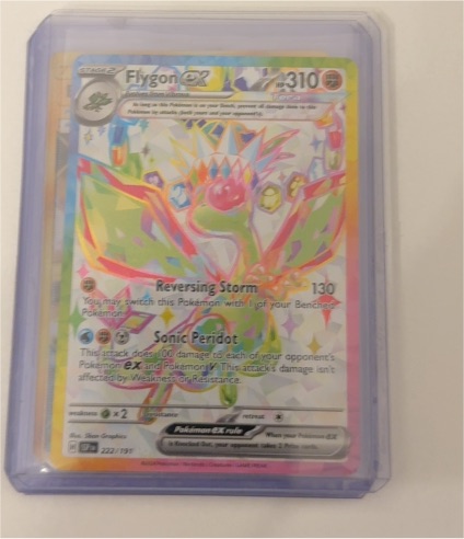 2022 Pokemon TCG Surging Sparks #222 Flygon ex — front