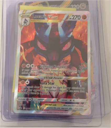 2023 Pokemon TCG SWSH291 Lucario VSTAR — front