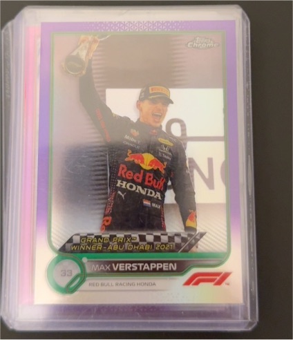 2022 Topps Chrome Formula 1 #172 Max Verstappen — front