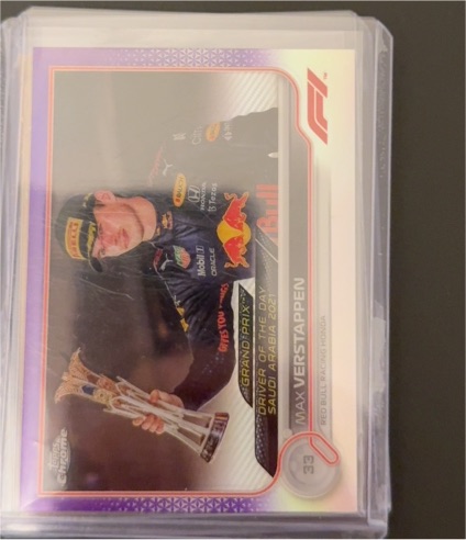 2022 Topps Chrome Formula 1 #192 Max Verstappen — front
