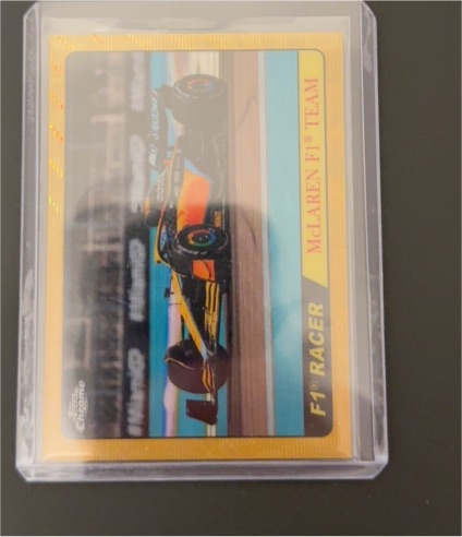 2022 Topps Chrome Formula 1 1968 Hot Rods #T68 McLaren F1 Racer — front