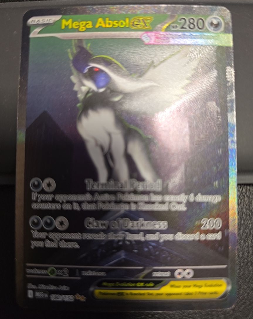 2025 Pokémon Mega Evolution #180 Mega Absol ex — front