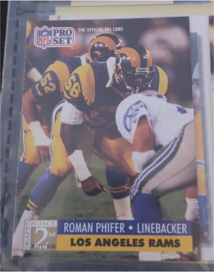 1991 Pro Set #760 Roman Phifer — front
