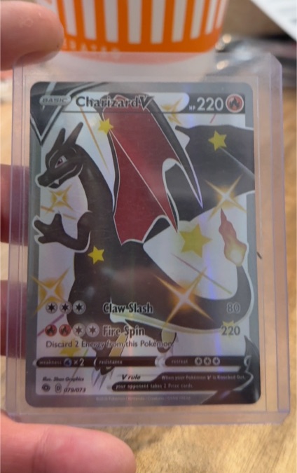 2020 Pokémon Champion's Path #079 Charizard V — front