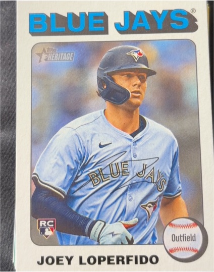 2024 Topps Heritage High Number #709 Joey Loperfido — front