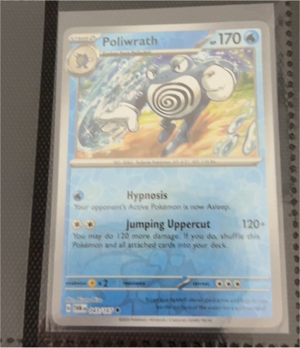 2024 Pokémon SV06: Twilight Masquerade #043 Poliwrath — front